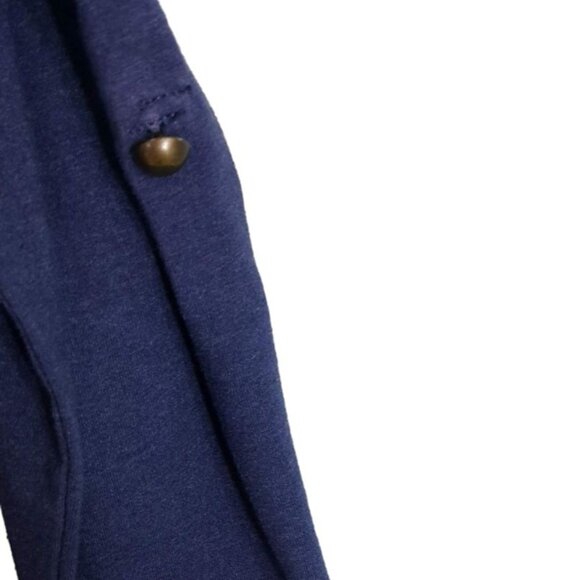 Soft Surroundings Womens Zipper Pullover Top Blue Size XS Pocket Long Sleeve - Picture 4 of 7